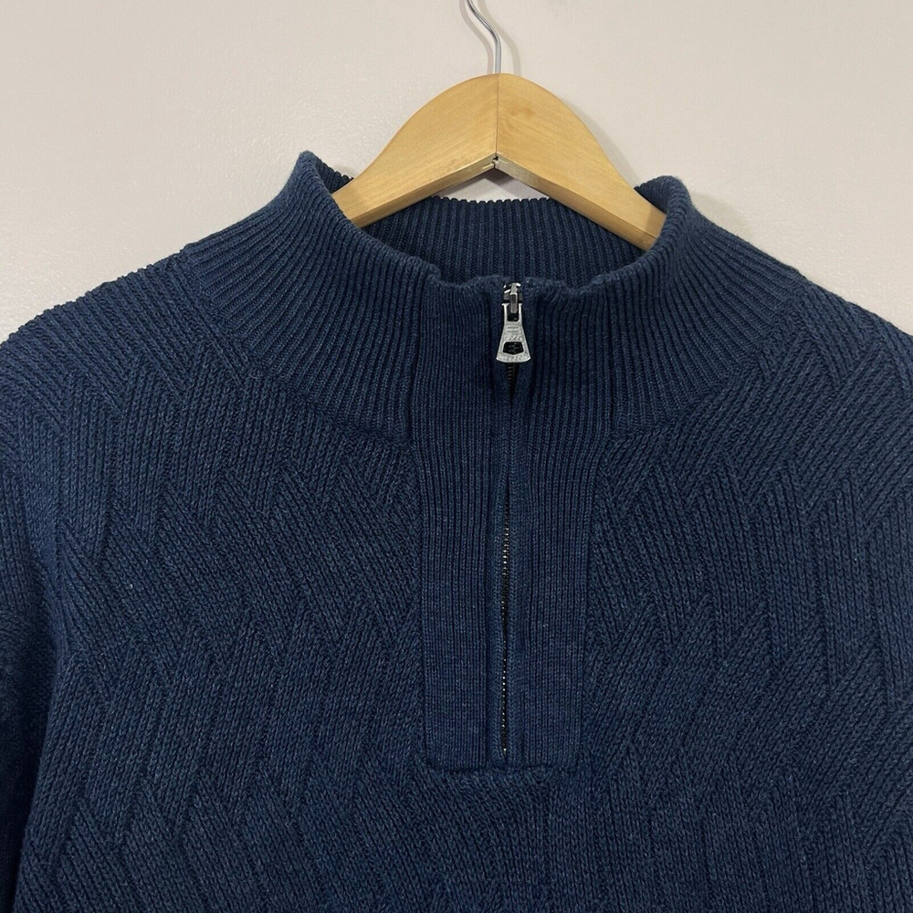 Weatherproof Vintage Men's Crew Pullover Sweater Size XL Color Dark Blue Outdoor - Picture 5 of 11